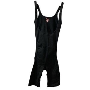 Slim Me Body Shaper Black Small/1 Adjustable Strap Open Crotch Nylon Spandex